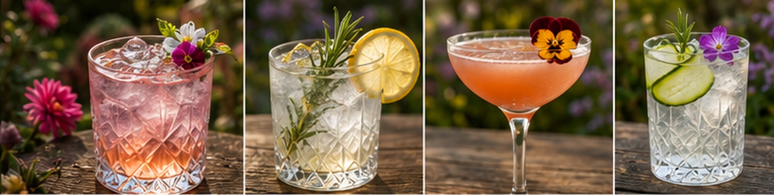 Cocktails in the garden